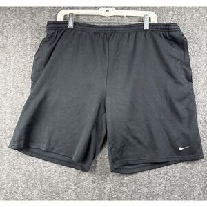 Nike Basketball Shorts XXL Black Dri-FIT Mesh 128114-011 Mens Big & Tall Gym
